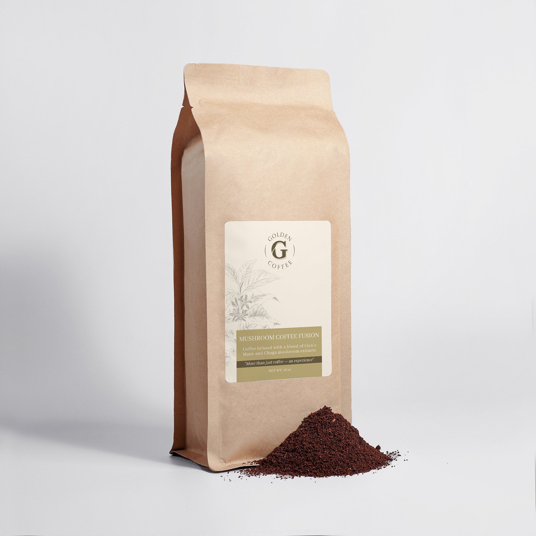 Mushroom Coffee Fusion - Lion’s Mane & Chaga 16oz