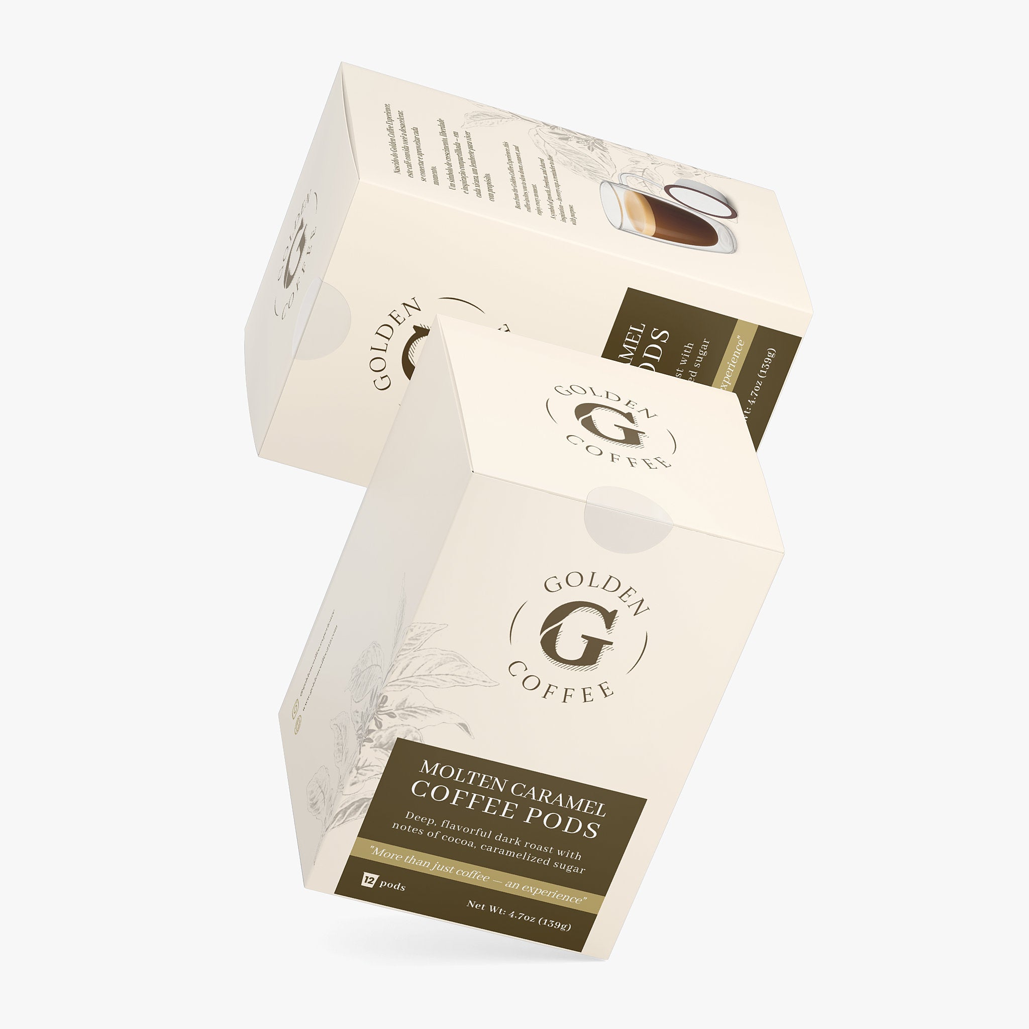 Molten Caramel Coffee Pods (Dark Roast)