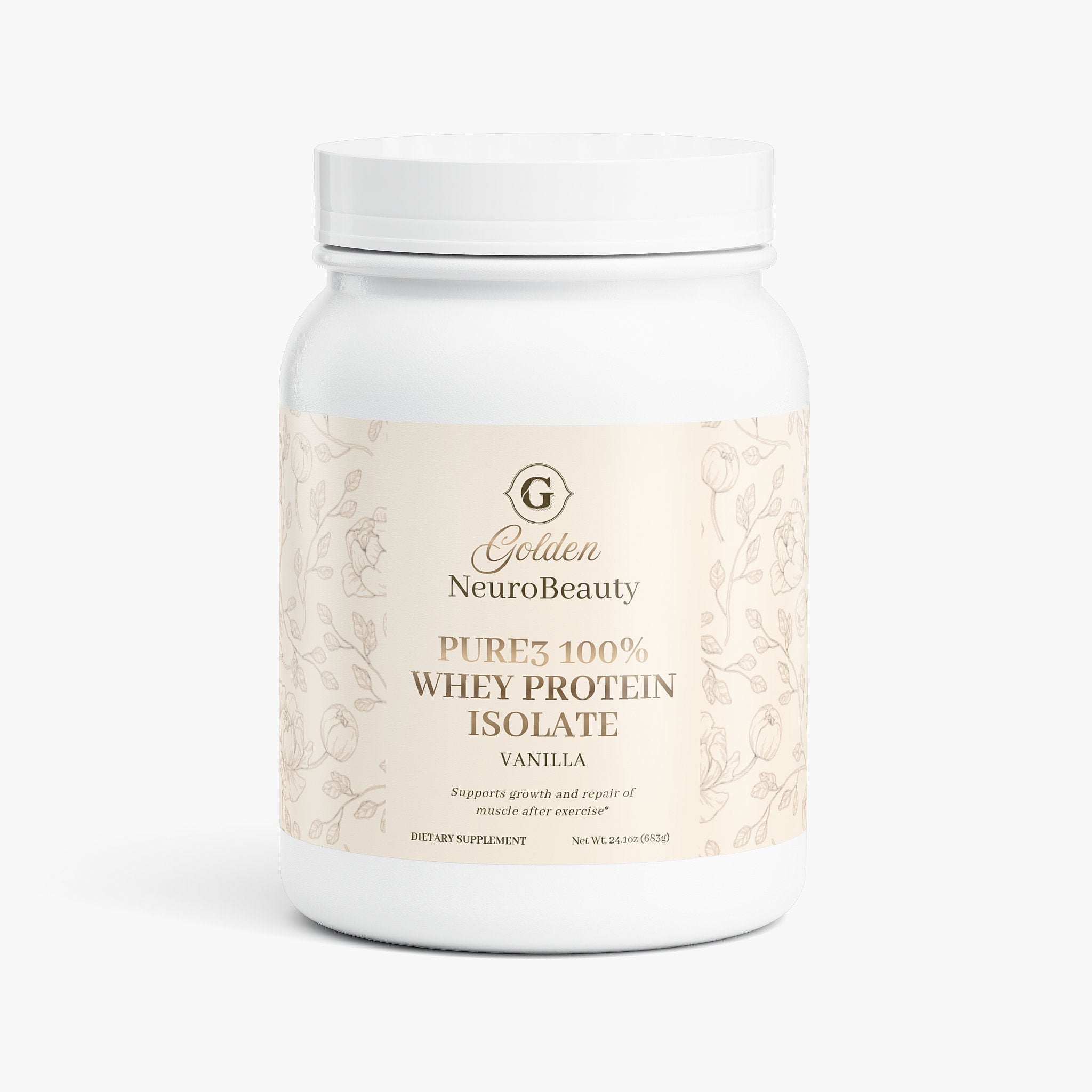 Pure3 100% Whey Protein Isolate (Vanilla)