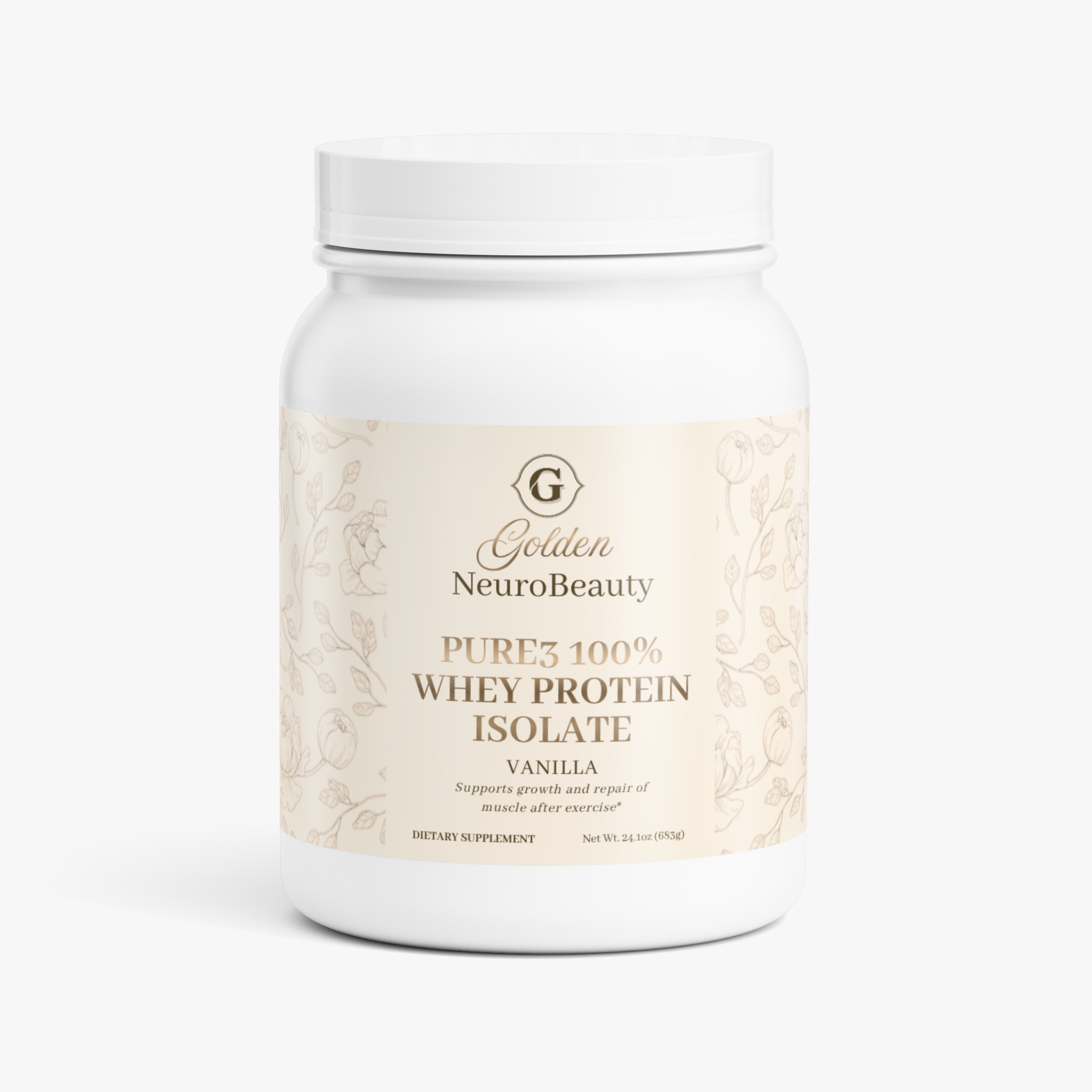 Pure3 100% Whey Protein Isolate (Vanilla)